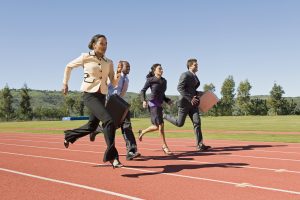 Competitive Exam Preparation Gurukul : Running on a race track