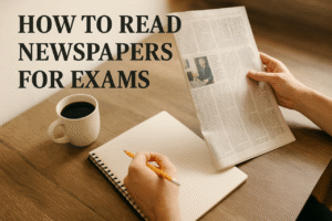 How to Read Newspapers for Exams
